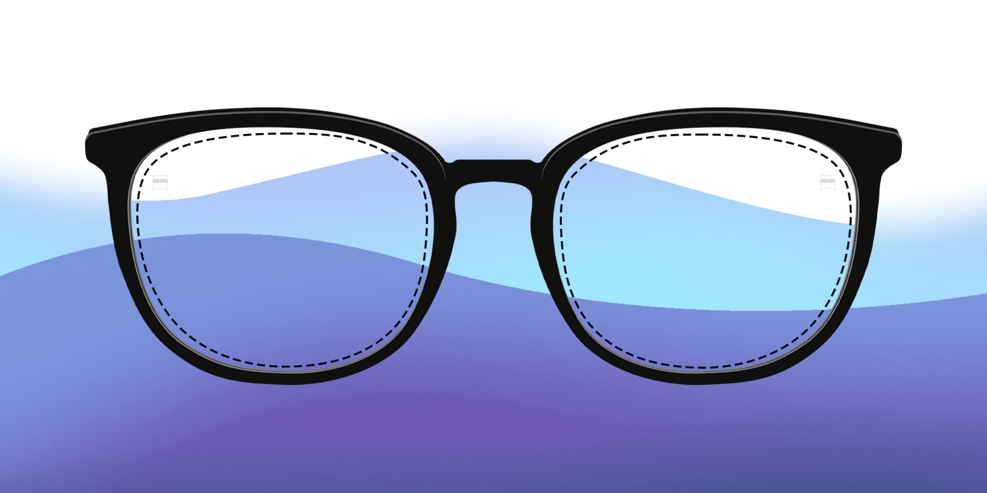 Single vision eyeglass lenses