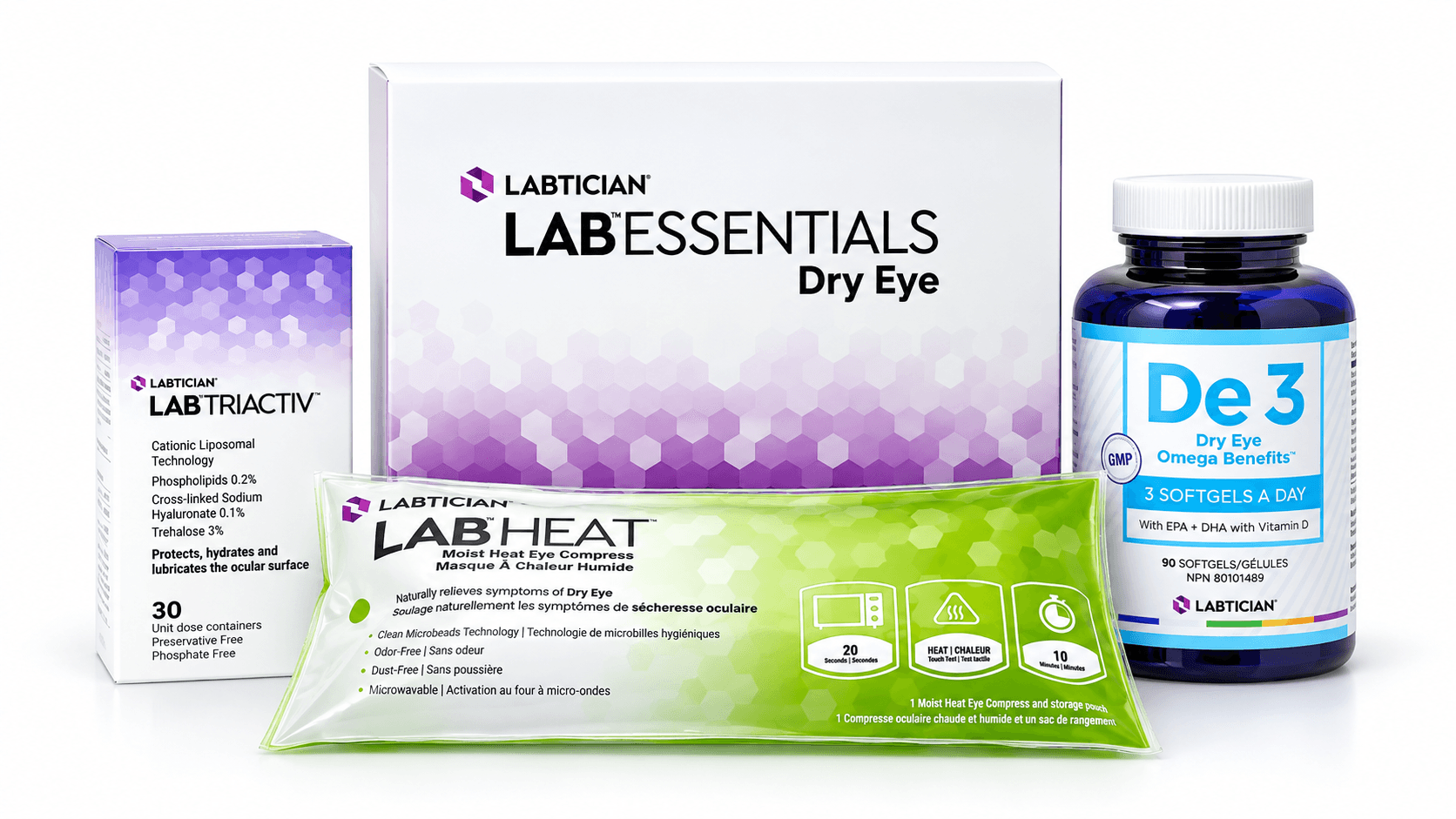 De3 Dry Eye Omega Supplements (2 month supply)