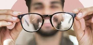 Light passing through a clear lens